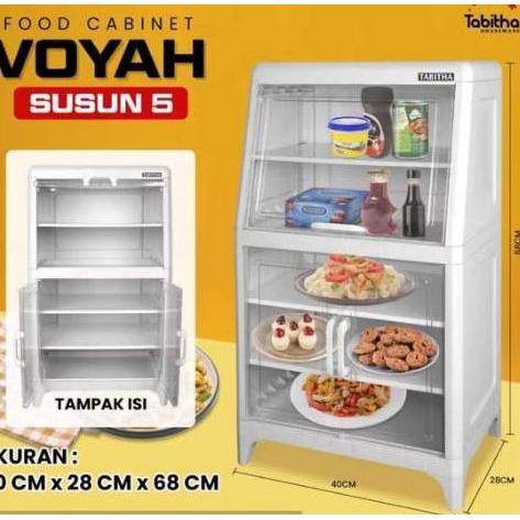 PROMO RAK MAKANAN VIRAL, RAK VOYAH SUSUN 5 VIRAL RAK VOYAH SUSUN5 CS