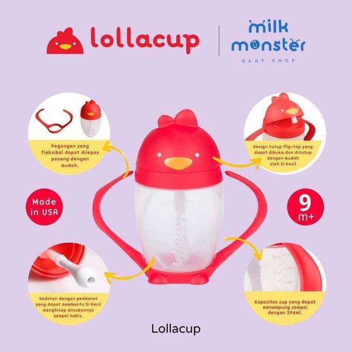 moqeelcuan / Lollacup Straw Sippy Cup Diskon