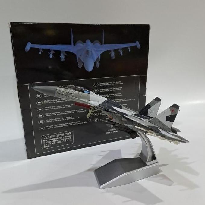 cv.danendra / diecast pesawat SU-35 super flanker scale 1:100 Diskon