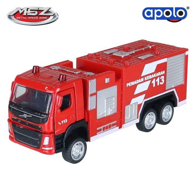 cv.danendra / Agata Toys Official | Apolo MSZ - Diecast Car 1:43  Volvo FM Indonesian Fire Truck ( V