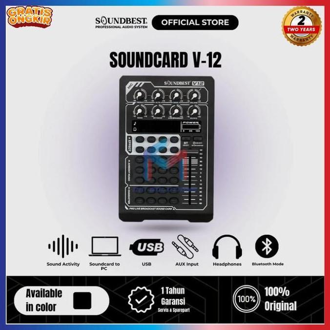 Soundcard Soundbest V12 ORIGINAL GARANSI