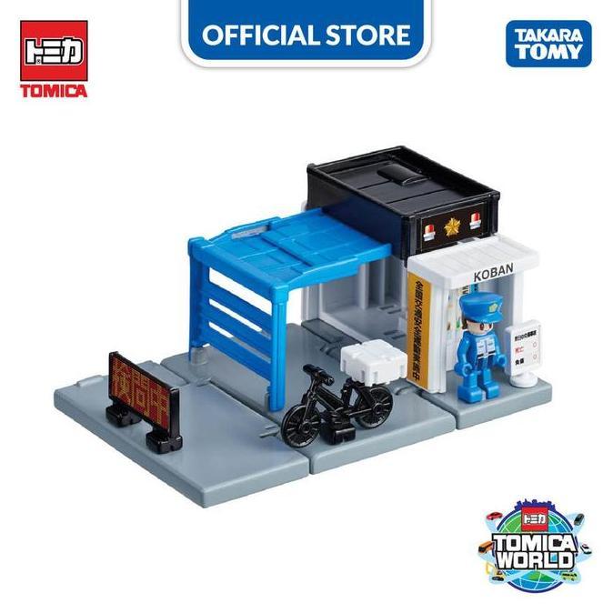moqeelcuan / Tomica World Town Police Box (with Policeman) Diskon