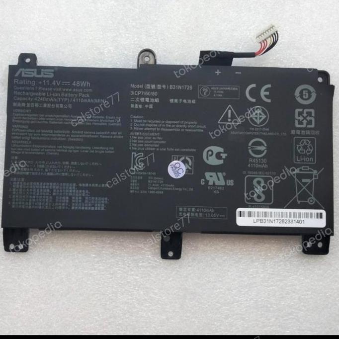 Baterai Asus Rog Strix G531 G531Gt G531G G531Gd G531Ge