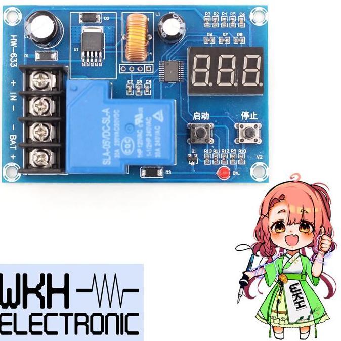 XH M604 XHM604 XH-M604 MODUL CHARGER OTOMATIS CUTOFF AKI BATERAI 6-60V CO27