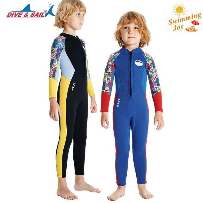 Baju Renang Diving Wetsuit Anak Neoprene 2.5MM UPF50 Dive&Sail Thermal