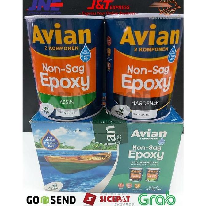 Promo Lem Epoxy Avian Non Sag - Lem Epoxy Avian Non Sag Lem Epoxy 3.2 Kg Cod