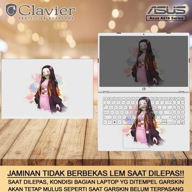 Cover Garskin Laptop Asus A516 A516J A516JA A516JAO Bening Transparan