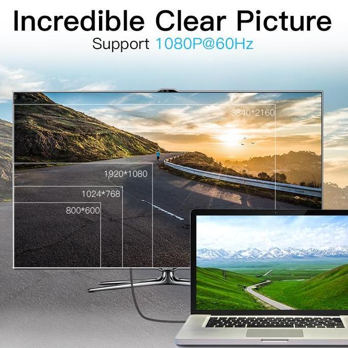 Vention Kabel Mini DP DisplayPort to HDMI