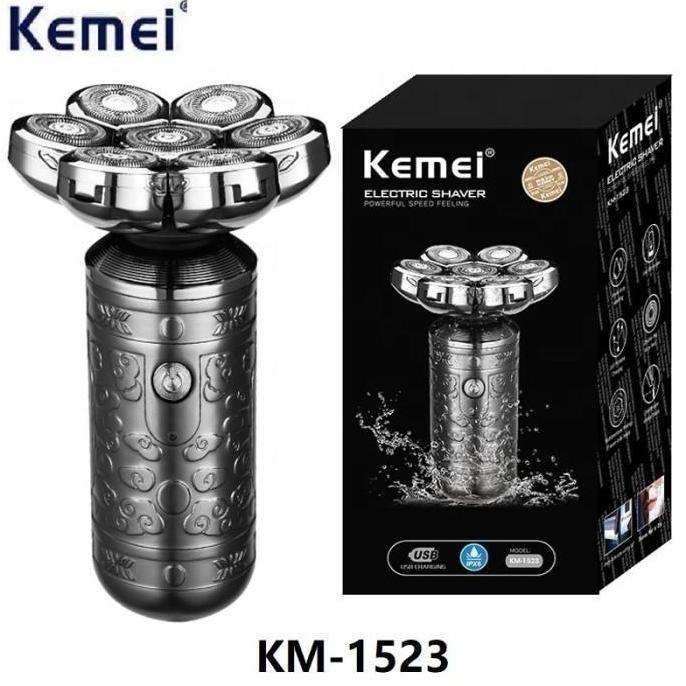 KEMEI KM-1523 - 4D Electric Shaver Powerful Speed Feeling