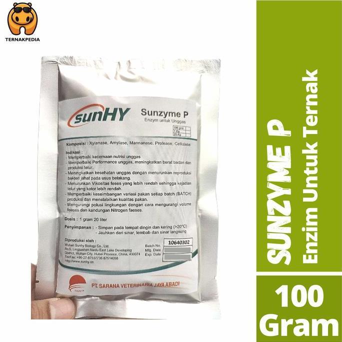 Sunzyme P 100gr - Enzyme Unggas - Enzim Ternak 100gram