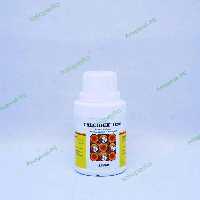 Calcidex Oral 100 ML - Vitamin Mineral Suplemen Calcium & Magnesium