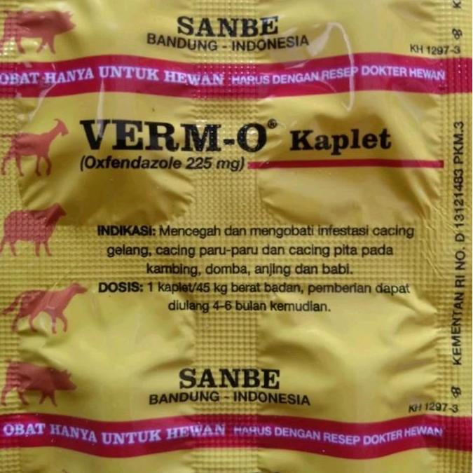 Sanbe Verm O obat cacing hewan ternak