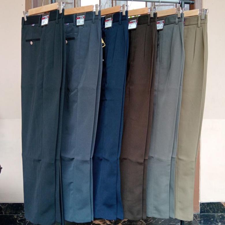 GARANSI Celana Formal Pria Reguler Standar Rempel Bahan Dasar Kain Premium