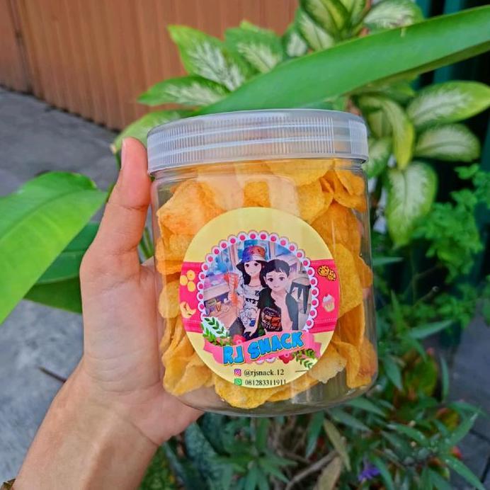 Keripik Kentang Original Premium Crunchy Crispy Kemasan Toples Kecil 110gr Camilan Kering Snack Food