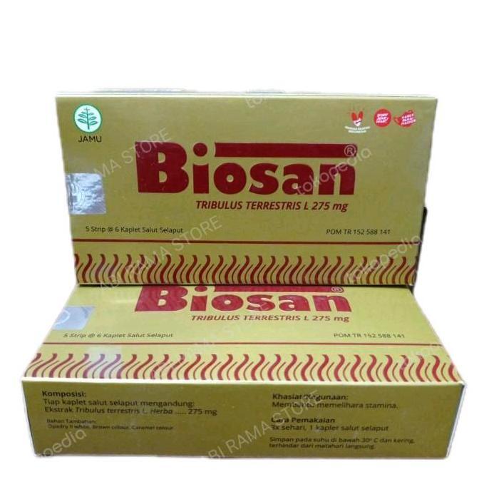 Biosan Tribulus Terrestris 275 Mg [ 1 Box 30 Tablet ]