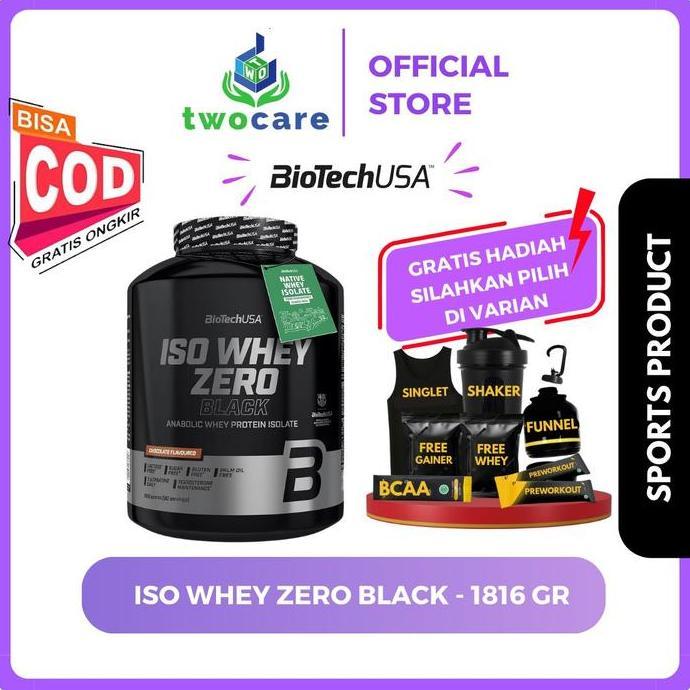 Biotech Usa Iso Whey Zero Black 1816Gr Isolate Whey Protein