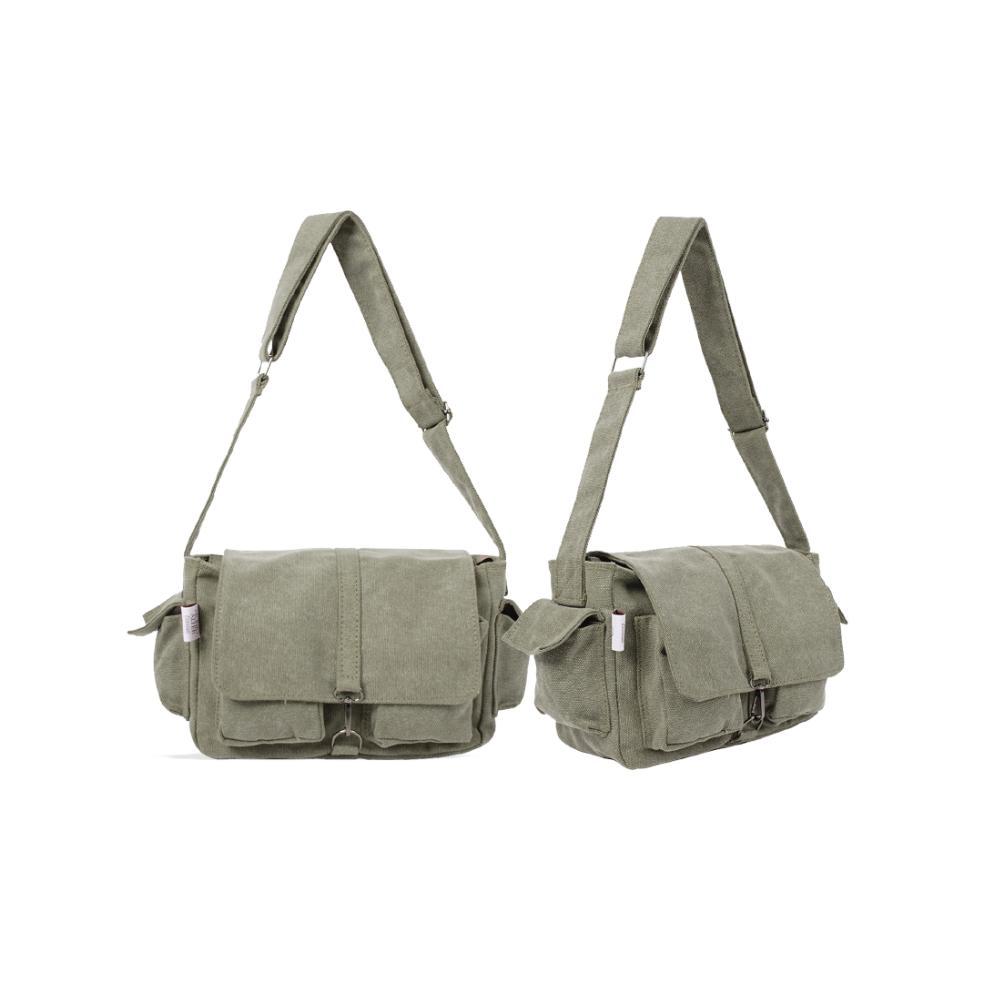 EXCLUSIVE MEGAN Y2K BAG BY MONEY ALTER / TAS SELEMPANG BAHAN KANVAS / MILITARY BAG