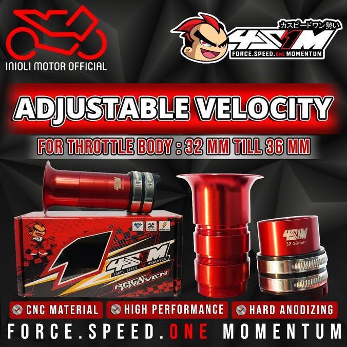 VELOCITY RACING 4S1M 32MM 34MM 36MM AJUSTABLE VELOCITY UNIVERSAL THROTTLE BODY TB 32 34 36 MM MX KIN
