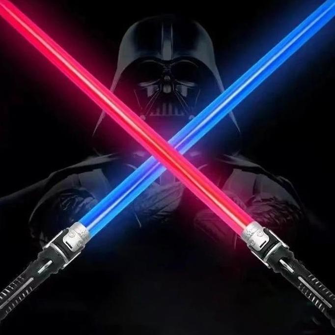 3DEBOZZSKA - YOLI TOYS PEDANG STARWARS COSPLAY MAINAN PEDANG LAMPU LIGHT SABER COSPLAY  LIGHTS SABER