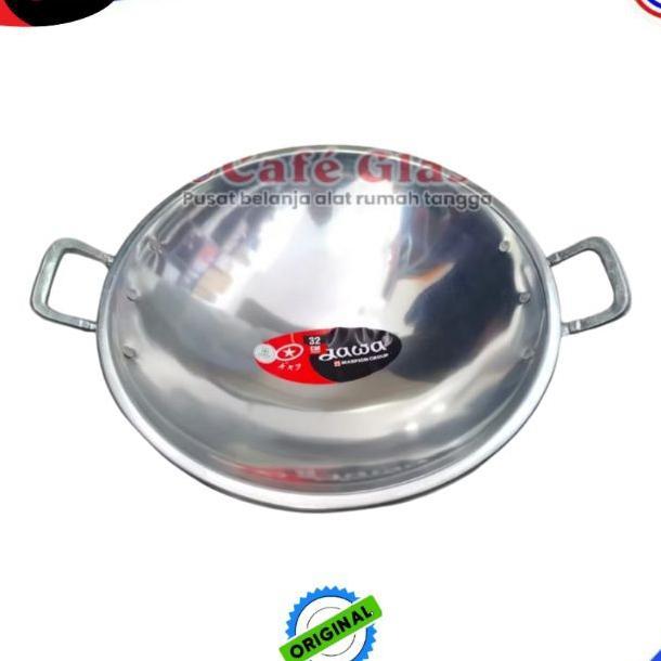 Wajan Aluminium Ringan Maspion 30Cm / 32Cm Wajan Nasi Goreng Jawa Anti Lengket