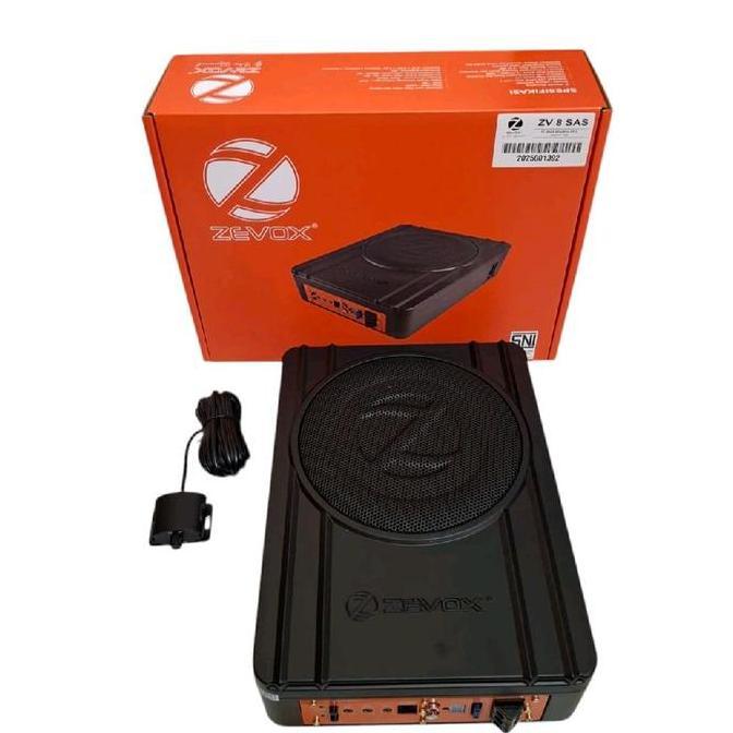 Subwoofer kolong zevox zv8sas subwoofer kolong 8 inch zevox