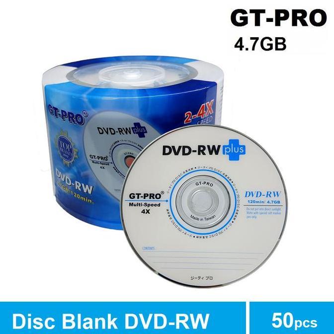 DVD Kosong / Disc Blank GT-Pro DVD-RW Plus isi 50pcs