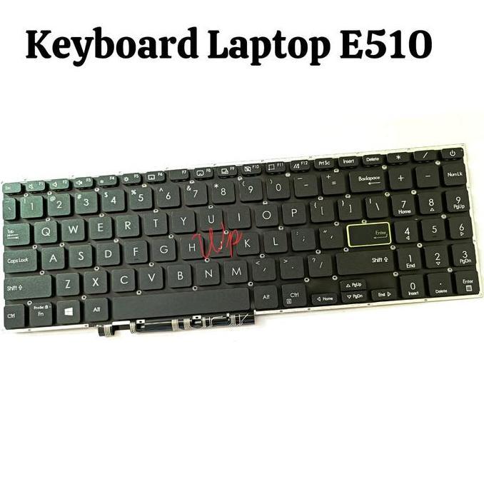 Keyboard Asus Vivobook E510 L510 E510Ma E510M L510M L510Ma No Lampu