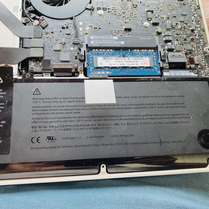 Original Battery Macbook Pro A1278 Second Normal