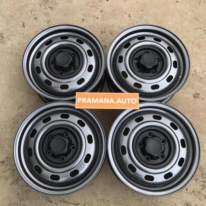 Terlaris Velg Kaleng Selbo Ring 15 Warna Gun Metal + Center Dop