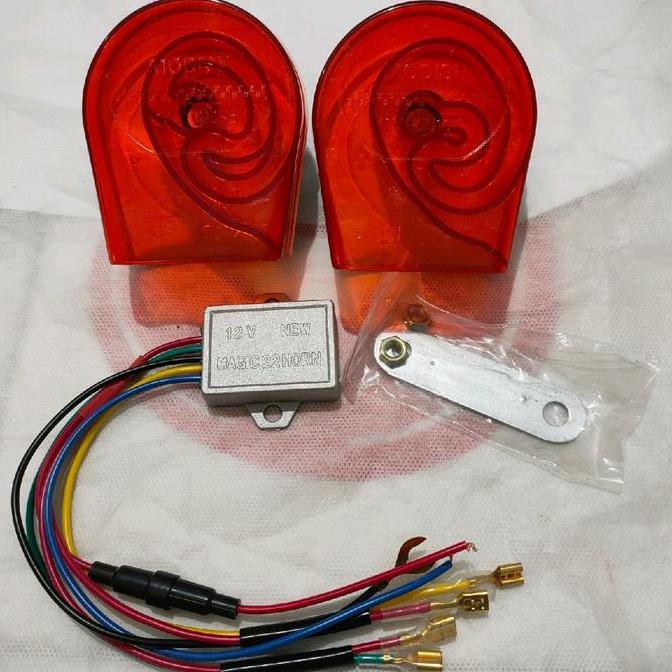Toppmartt - klakson 22 suara klakson telolet 22 suara 12 volt motor dan mobil