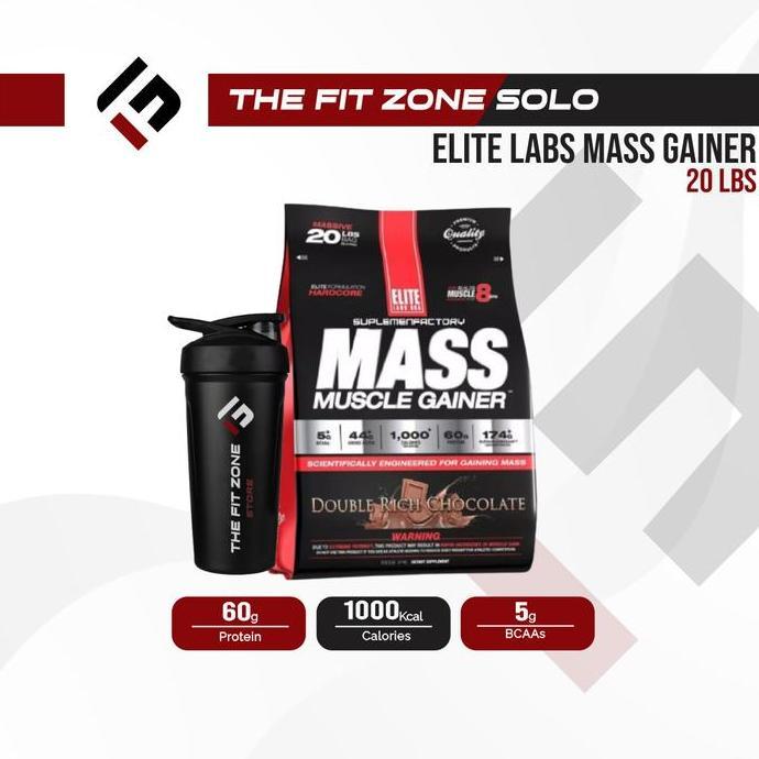Elite Labs Mass Muscle Gainer 20 Lbs