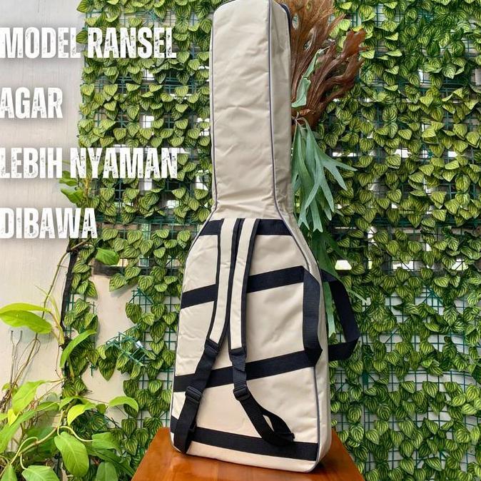Grosir Tas Gitar Listrik Ransel -Softcase Melodi Tahan Air Ringan