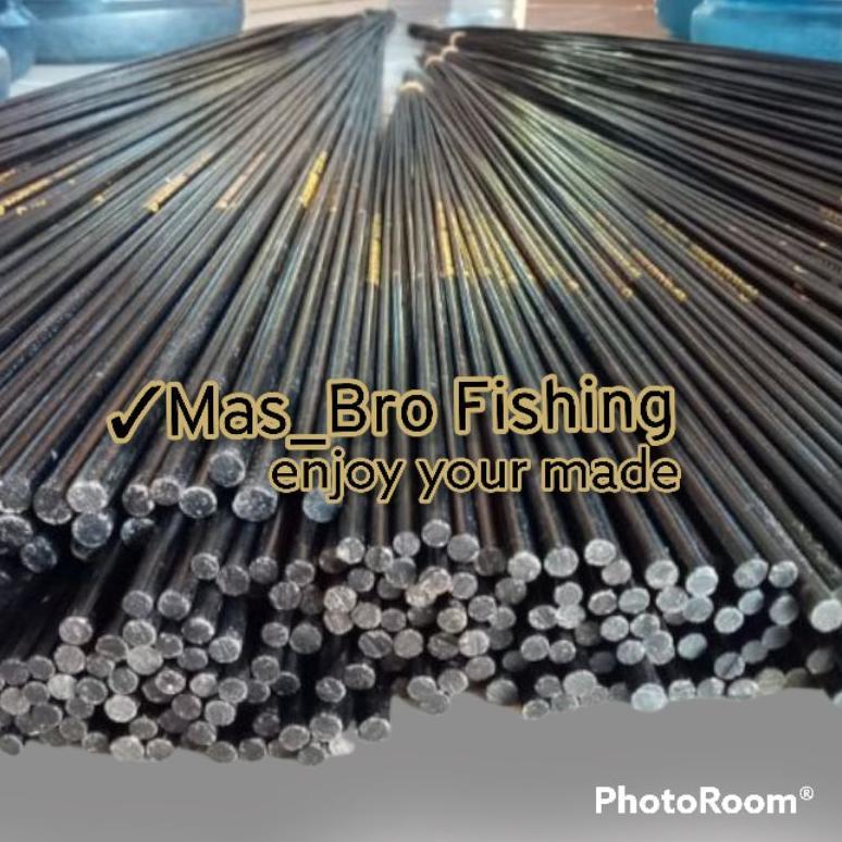 (GRATIS PACKING PIPA) BAHAN CUSTOM JORAN FIBER SOLID 50 - 200 CM / STIK BLANK FIBER PADAT BERKUALITA