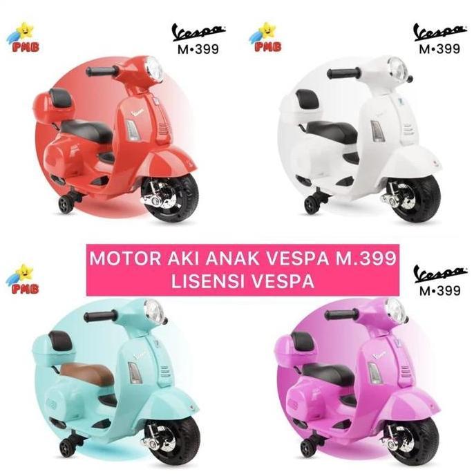 MOTORAN AKI ANAK VESPA PMB M399 LISENSI VESPA