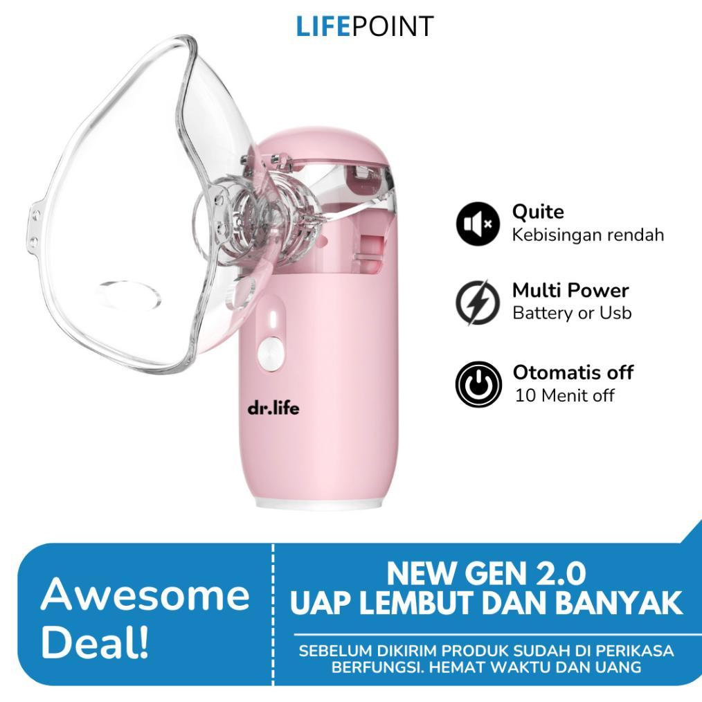 Alat Nebulizer Uap | Inhaler Nebu Portable Bayi Dan Anak Asma Oksigen Pernafasan