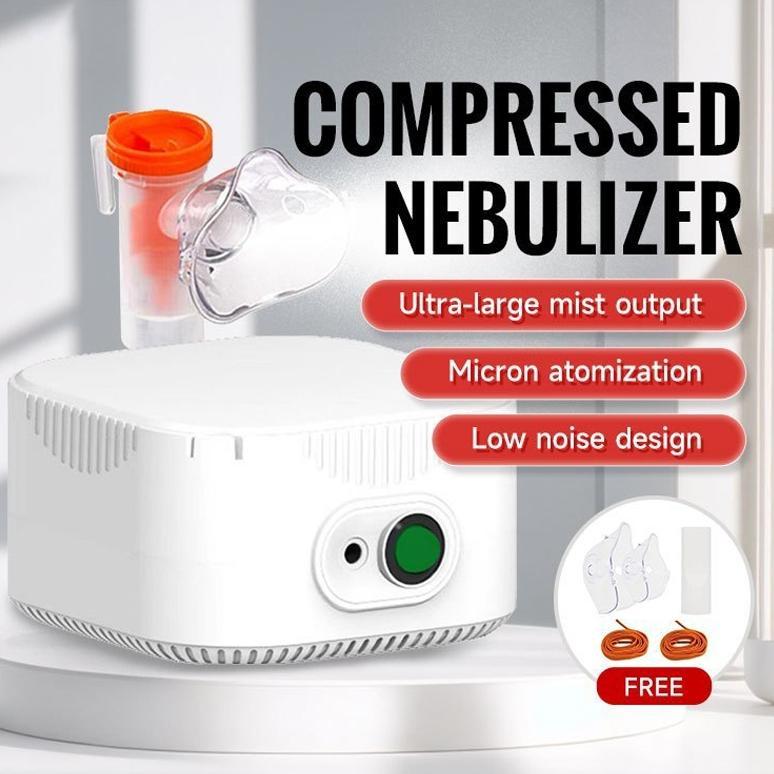 Compressor Alat Nebulizer Anak Inhaler Asma Bayi Batuk Pilek Pernafasan Bronkitis Nebul Terapi Alat 
