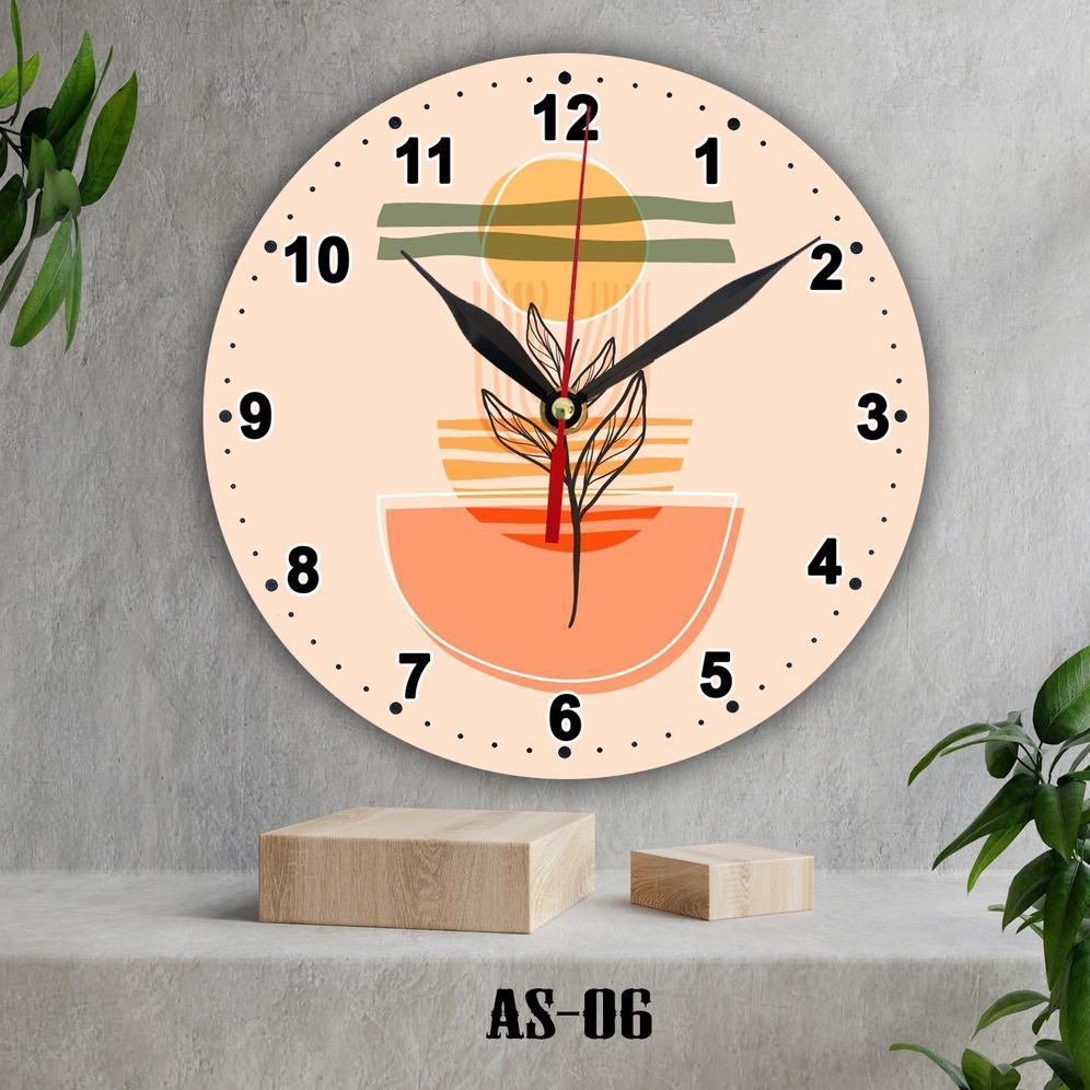 Neatly - Jam Dinding Kayu Minimalis Aesthetic / Jam Dinding Vintage Unik