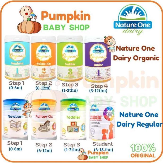retnokosvera54 - nature one dairy organic formula milk step 1-4 / nature one dairy formula milk