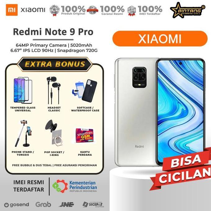 Comunicazione- Xiaomi Redmi Note 9 Pro Ram 6/64 6/128 Garansi Resmi