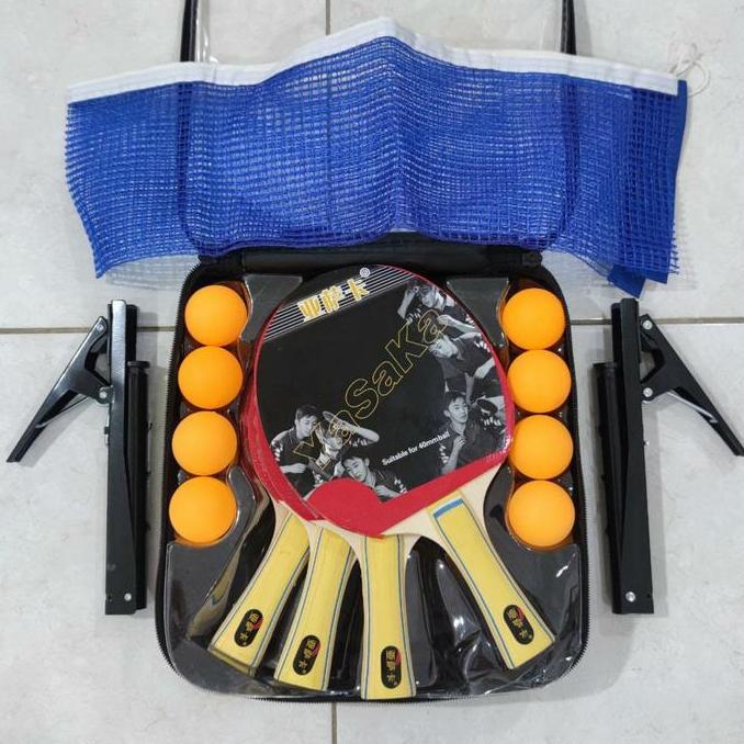 Bet Tenis Meja Yasaka - Bat Pingpong Yasaka set bola net tiang Bed