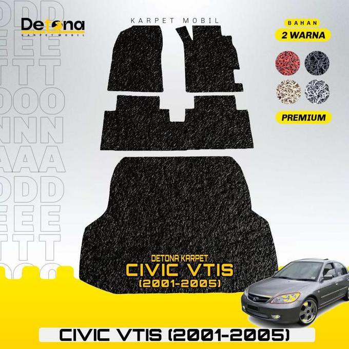 KARPET MOBIL MIE PREMIUM HONDA CIVIC VTIS 2001-2005 / KARPET MOBIL MIE HONDA CIVIC VTIS 2001-2005