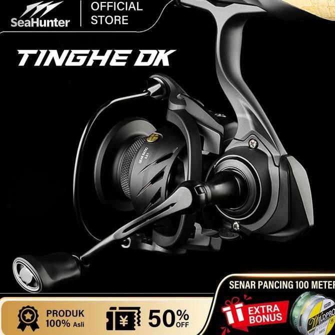 [OFFICIAL] SeaHunter TINGHE DK Power Handle 2500-5000 Spinning Reel Pancing, 7+1BB Bola Berlubang, R