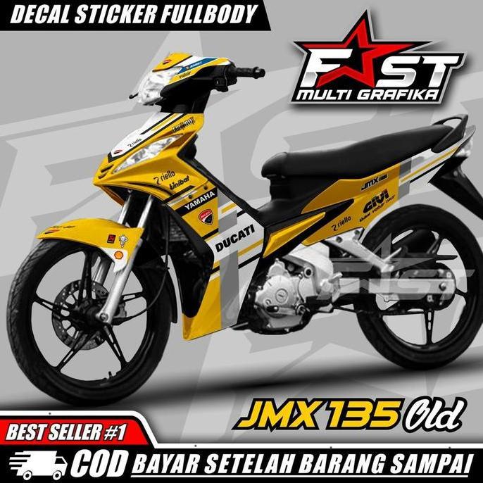 Decal Sticker Striping Variasi Jupiter Mx Old - Stiker Jupiter Mx Lama - Jupiter Mx Old -Modifikasi 