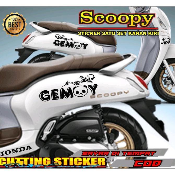 STICKER SCOOPY GEMOY CUTTING STICKER STRIPING ALL SCOOPY stiker motor