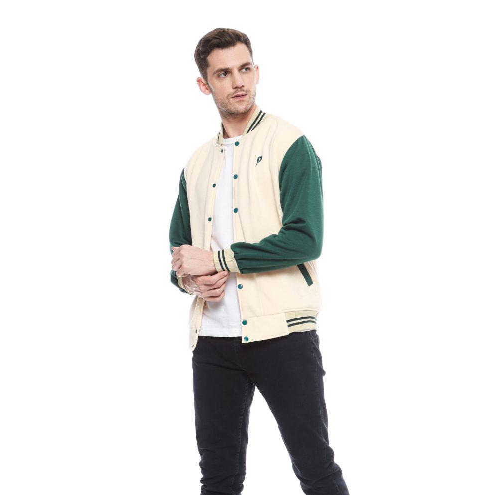 PROMO PLATINUM WORLD JACKET VARSITY POLOS OUTERWEAR VARSITY JACKET BASEBALL EAST TEAM FLEECE BLACK F