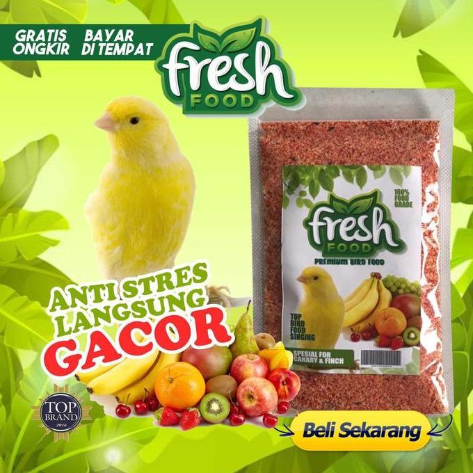 Pakan Kenari Cede Fresh Buah Buahan Bikin Gacor Harian Dan Lomba Allshop