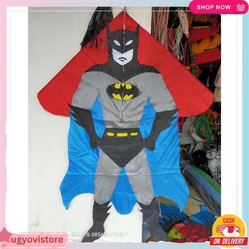 Layangan Kain Karakter / Layangan Hias / Layangan Superman Worth It