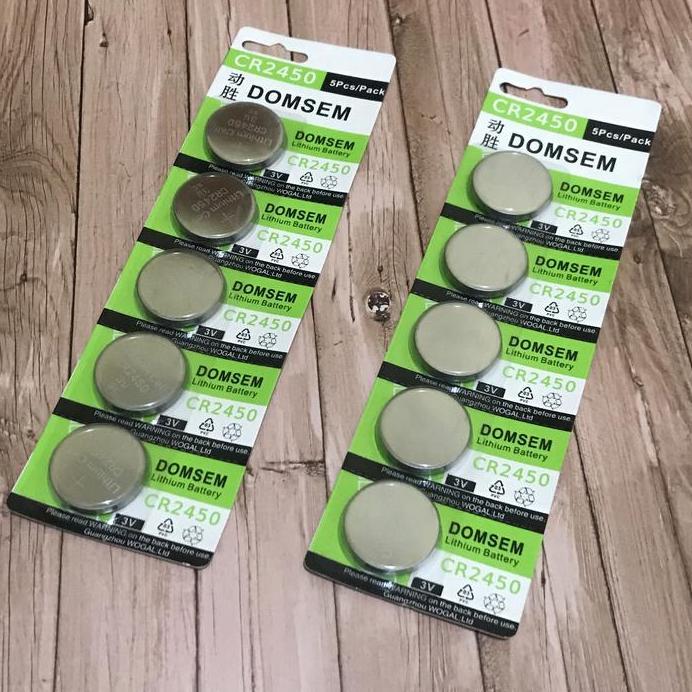 Baterai Domsem CR2450 3V Lithium Battery Domsem CR2450 Domsem 2450 3V