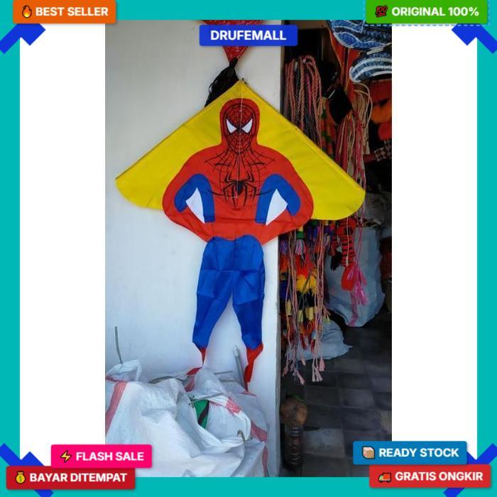 Layangan Kain Karakter / Layangan Hias / Layangan Superman Banyak Diminati