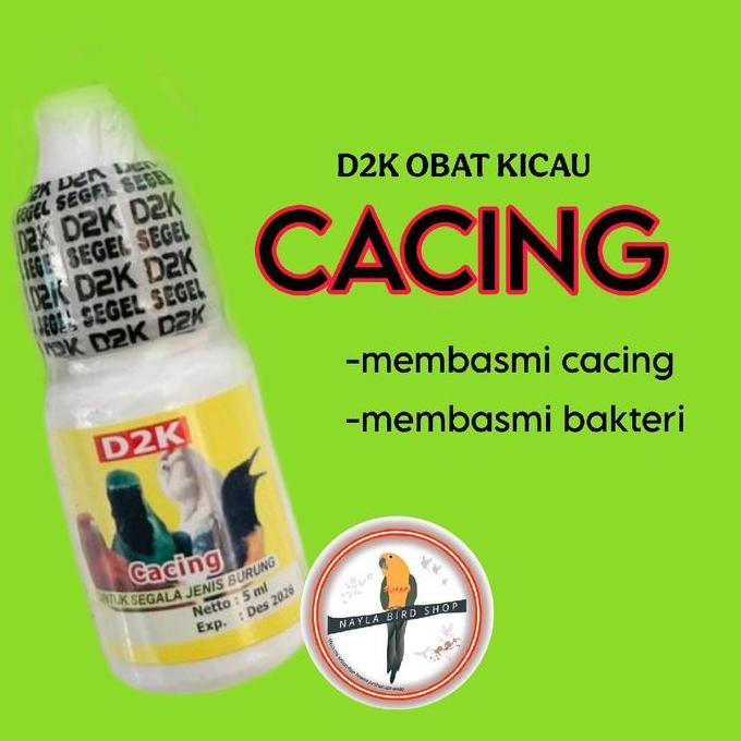 Obat Burung Sakit D2K Cacing Obat Kicau Membasmi Cacing Bakteri Pada Burung Allshop
